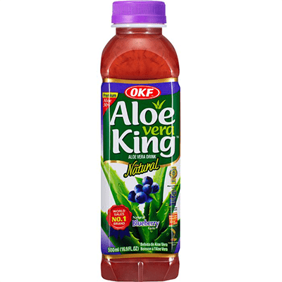 OKF Aloe Vera Drink Blueberry 500ml Pet