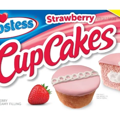 Hostess Strawberry Cup Cakes Multipack 360g