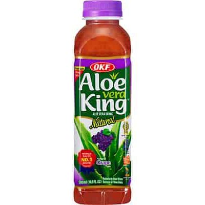 OKF Aloe Vera Drink Grape 500ml Pet