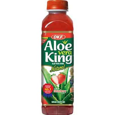 OKF Aloe Vera Drink Strawberry 500ml Pet