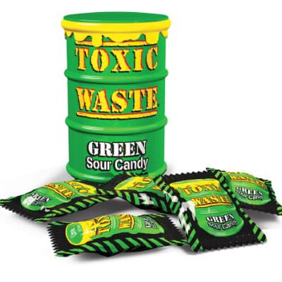 Toxic Waste - Green Sour Candy 42g