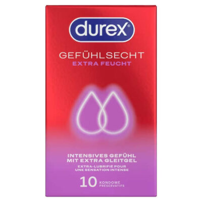 Durex Gefühlsecht Extra Feucht 10er Box
