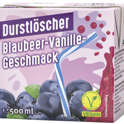 Durstlöscher Blaubeer-Vanille 500ml