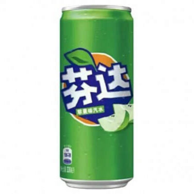 Fanta Green Apple (China) 330ml Dose