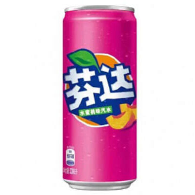 Fanta White Peach (China) 330ml Dose