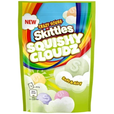 Skittles Sour Squishy Cloudz 94g