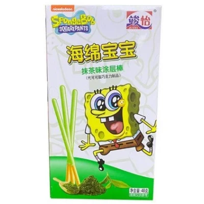 Spongebob Coated Stick (China) Matcha 48g