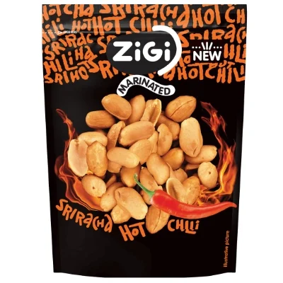 ZIGI Peanuts - Siracha Hot Chili 70g