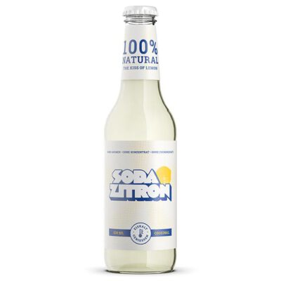 Soda Zitron 330ml Glasflasche