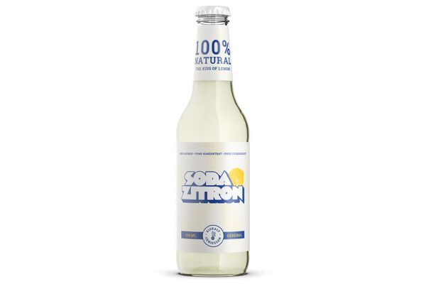 Soda Zitron 330ml Glasflasche