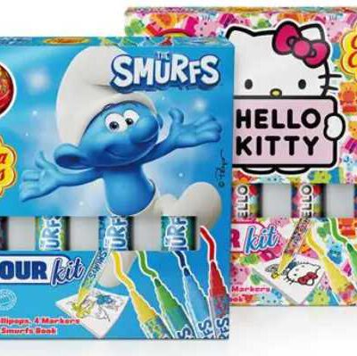 Chupa Chups Colour Kit 48g - Hello Kitty & Schlümpfe