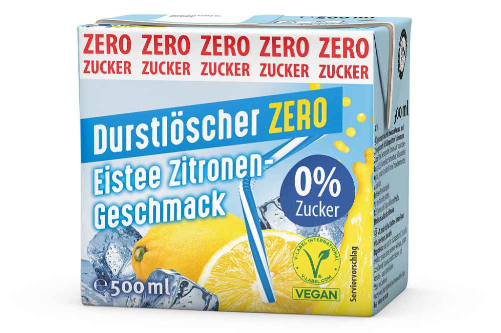 Durstlöscher Zero Eistee Zitrone 500ml