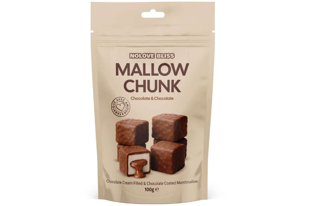 NOLOVE Mallow Chunk Chocolate & Chocolate 100g