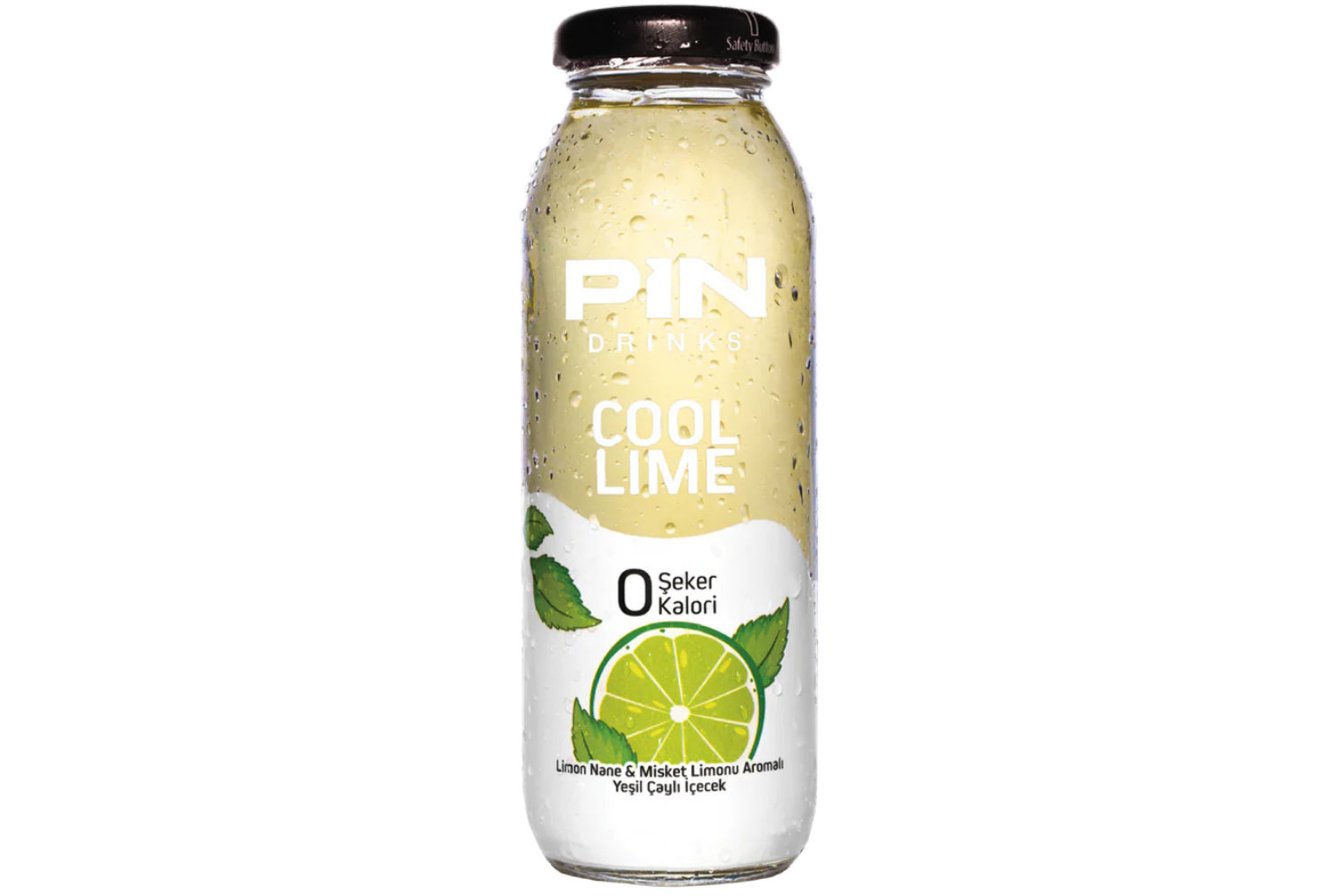 PIN Drinks Cool Lime 250ml Glasflasche