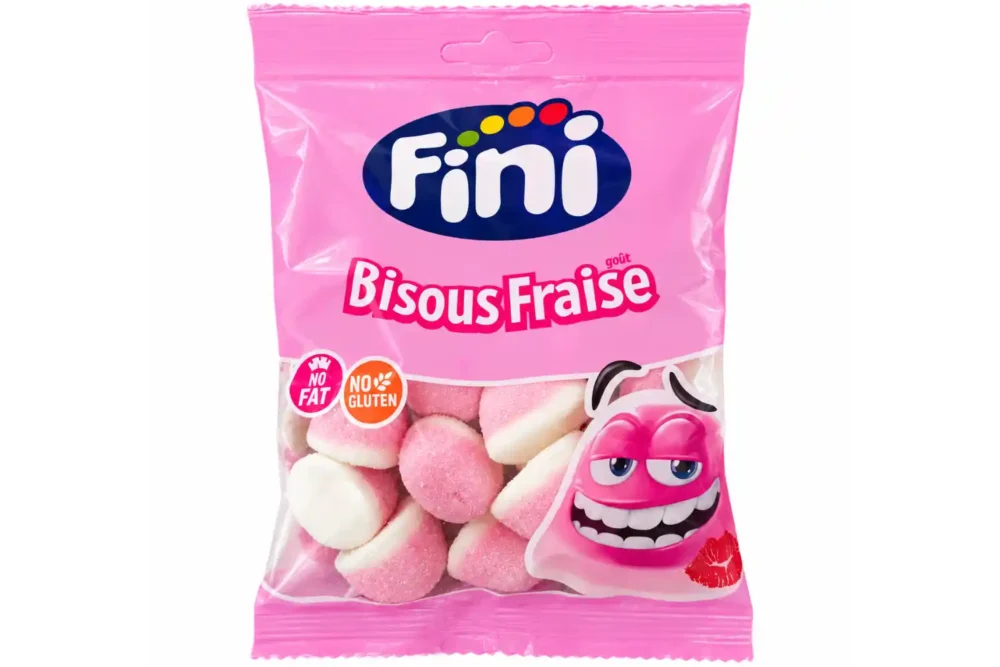 Fini Bisous Fraise  Erdbeer Küsse 90g