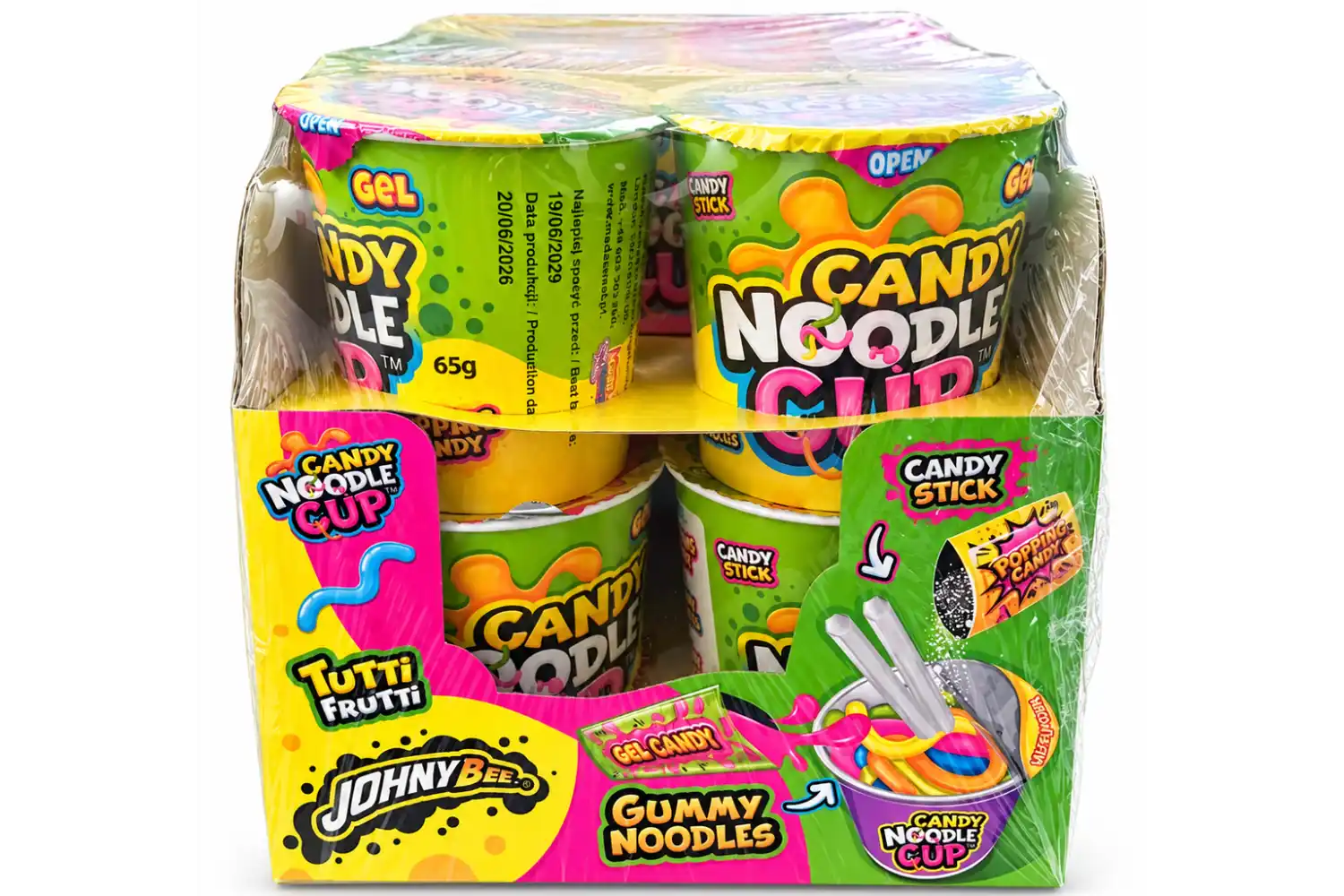 Johny Bee Candy Noodle Cup 65g