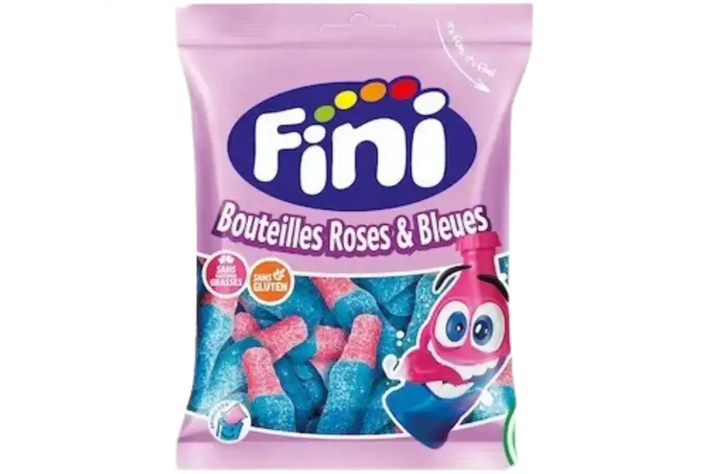 Fini Bouteilles roses bleues 75g