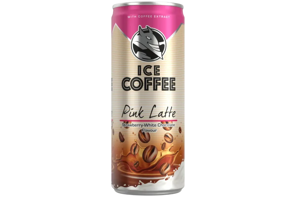 Hell Ice Coffee Pink Strawberry Latte 250ml
